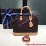 Top Class Copy Louis Vuitton ALMA PM Ladies Monogram Canvas Handbag on sale